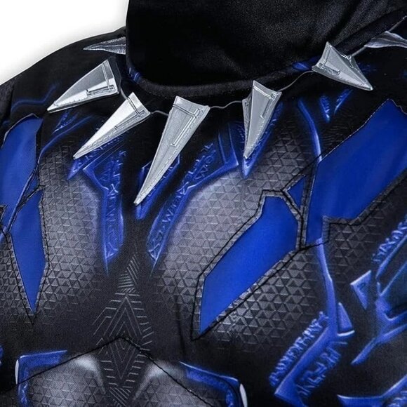 DISNEY STORE 7/8 BLACK PANTHER LIGHT UP COSTUME - (MARVEL) NEW IN PACKAGE - Picture 5 of 7